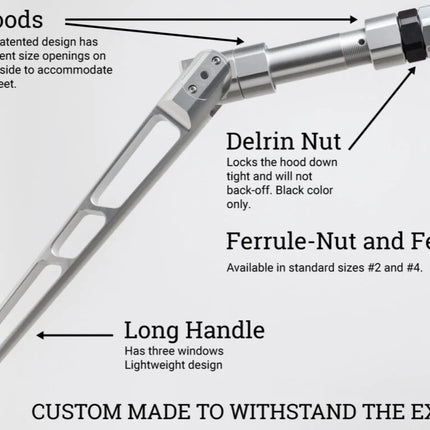 Winthrop Tackle Terminator Adjusta-Butt Long #2 Black