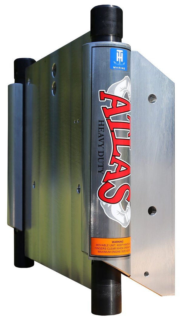 T-H Marine Atlas 12in Jack Plate Heavy Duty Hydraulic Polished