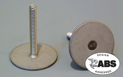 Weld Mount 1.25in Tall #10 x 2 ST125-1024-20SS SS Stud 1.25in Base 10 Pack
