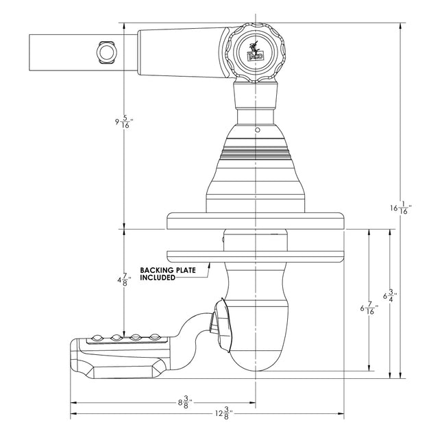 TACO Grand Slam 400 Outrigger Top Mount - Pair [GS-400]