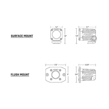 RIGID Industries Ignite Surface Mount Spot - Single - Black [20511]
